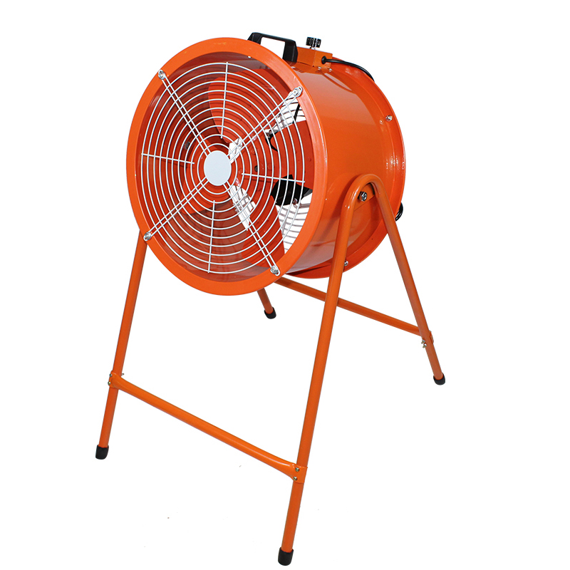 Velocidade ajustável de alta velocidade pós -ventilador de fluxo axial, suporte industrial móvel de alta potência fã de exaustão