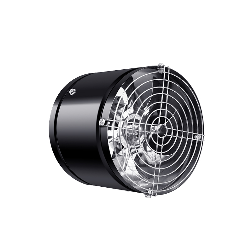 Ventilador de ventilação do duto de barril preto de alta potência