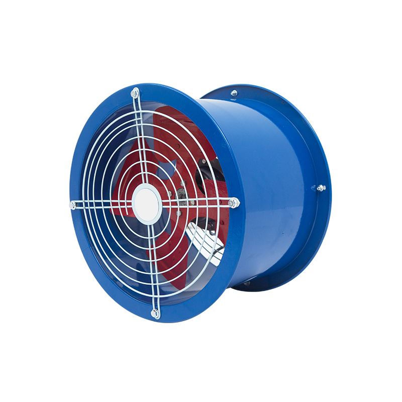 Ventilador de fluxo axial com baixo ruído, fluxo axial montado na parede circular ventilação industrial exaustor de exaustão
