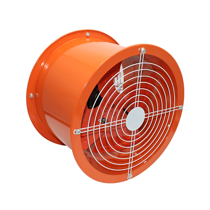 Ventilador de fluxo axial industrial do duto cilíndrico, ventilador de fluxo axial de duto montado na parede